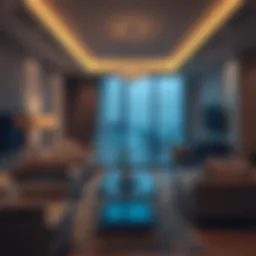 Luxurious living space in Al Jawhara Hotel Apartments