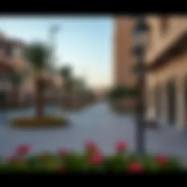 Amenities Around Al Khail Gate Phase One Community amenities surrounding Al Khail Gate Phase One