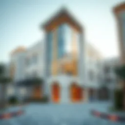 Exterior architectural design of Al Khail Gate Phase One studios
