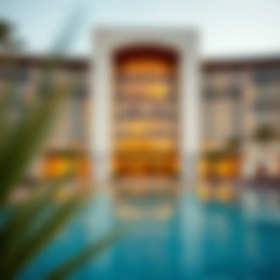 Stunning architectural facade of Andaz by Hyatt reflecting modern elegance