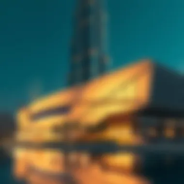 Architectural Design of Dubai Creek Tower Architectural details of Dubai Creek Tower showcasing its design philosophy