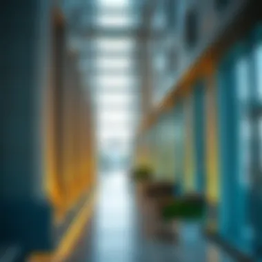 Architectural view of Al Muteena Technic Building