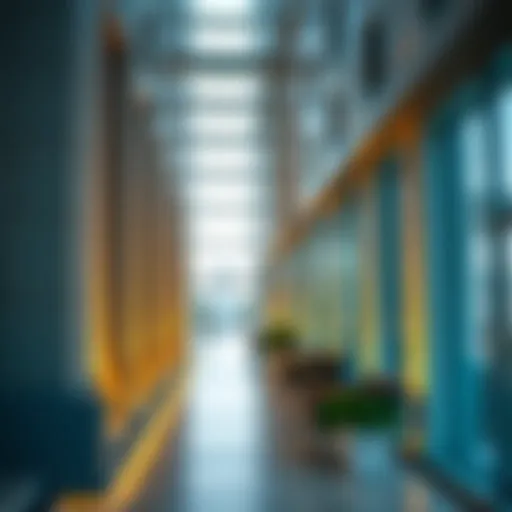 Architectural view of Al Muteena Technic Building
