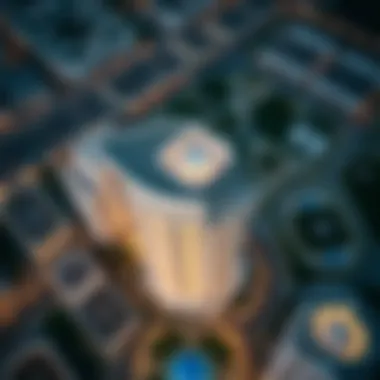 Strategic Location of Bloom Heights in Dubai Aerial view showcasing Bloom Heights location in Dubai