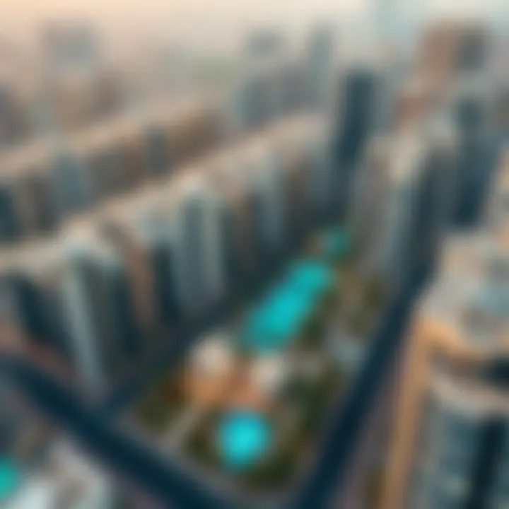 Aerial view of DaVinci Properties' latest projects in Dubai