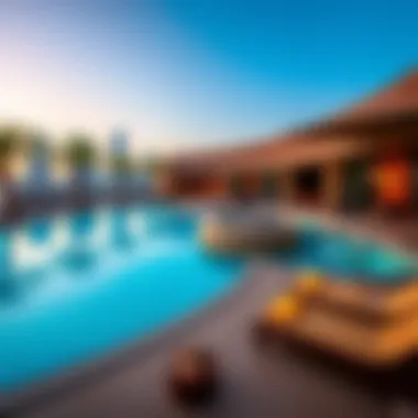 Amenities at Dubai Mall Residences Amenities including pool and gym at Dubai Mall Residences