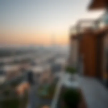 View of Dubai Skyline from Greenside Residence Panoramic view of Dubai skyline from Greenside Residence