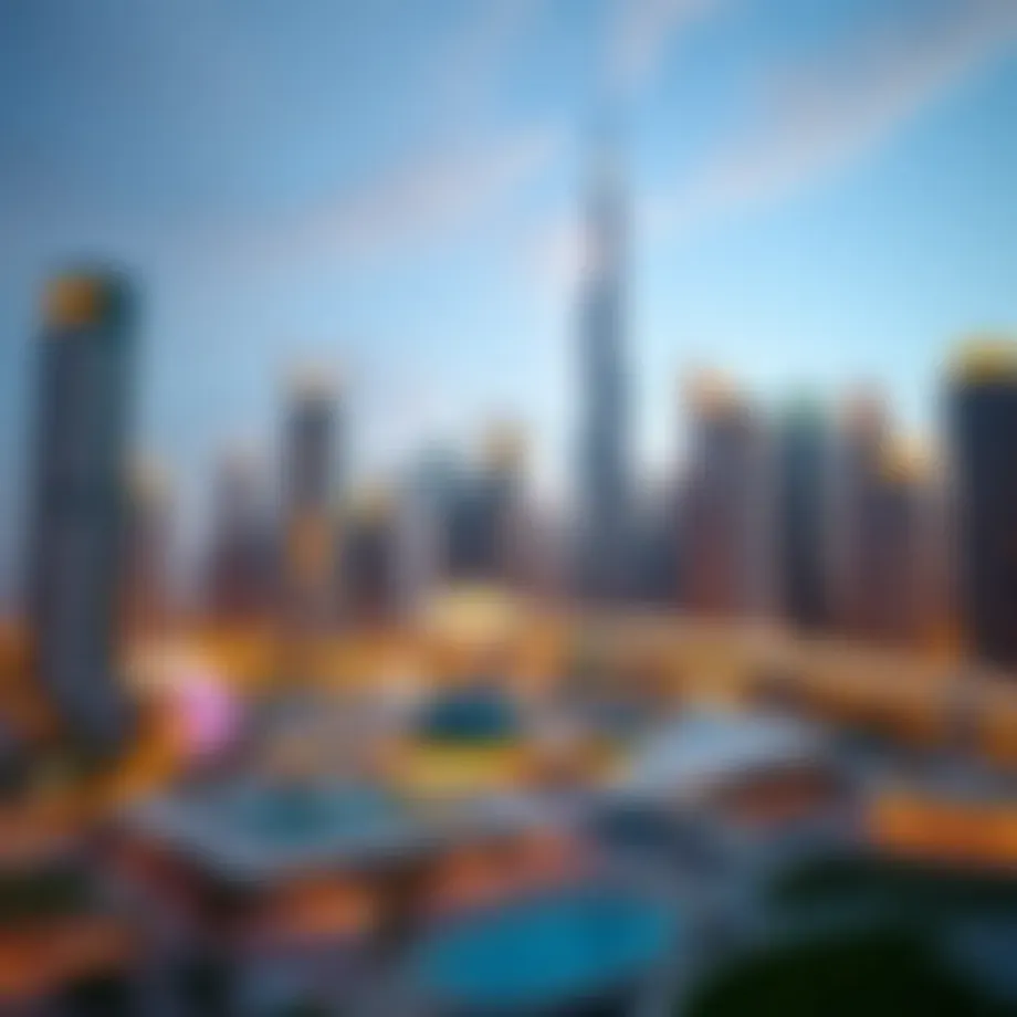 Stunning skyline of Dubai showcasing luxury architecture