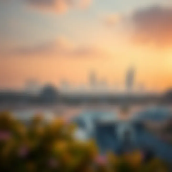 Stunning skyline view of Sobha Hartland II community