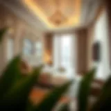 Luxurious yet affordable room in Dubai with modern decor