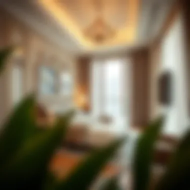 Luxurious yet affordable room in Dubai with modern decor