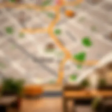 Map of Al Wasl Amenities Map of Al Wasl highlighting key amenities