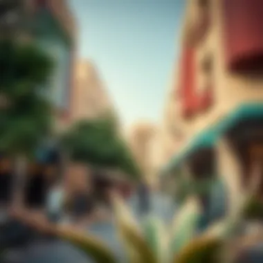 Vibrant Al Wasl Neighborhood Vibrant Al Wasl neighborhood with cafes and shops