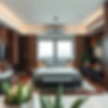 Stylish Studio Living Modern studio apartment interior showcasing space utilization