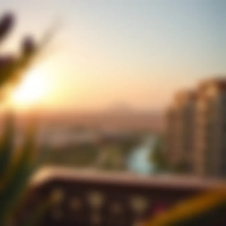 Stunning landscape view of Happy Valley Al Barsha