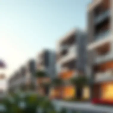 Contemporary Living Spaces in Happy Valley Modern residential building in Happy Valley Al Barsha