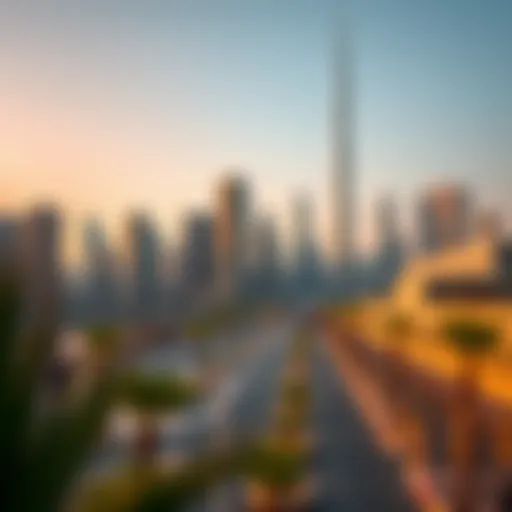 Luxurious Dubai skyline showcasing real estate development