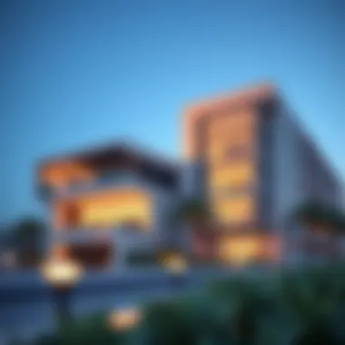 Modern architectural design of Dubai properties