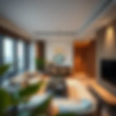 Luxury Apartment Interior Modern apartment interior showcasing luxury living spaces