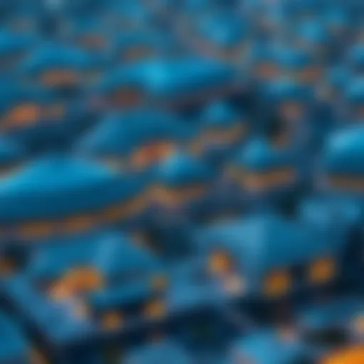 A bird's eye view of Al Warqaa showcasing its modern architecture