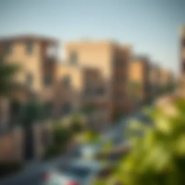 View of Al Shahama neighborhood