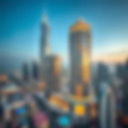 Breathtaking view of Sky View Dubai showcasing its architectural brilliance.